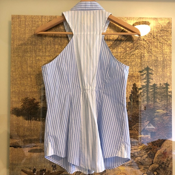 {anthropologie} maeve button up sleeveless top - Picture 2 of 4